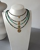 chokery Turmaliny zielone /choker/ 32 naszyjnik - Szlachetna kolekcja 7