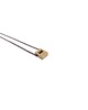 wisiory MONOLITH mini / brass necklace 2