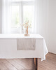 obrusy i serwetki Lniany Bieżnik Heavy Linen GRAY STRIPES 3