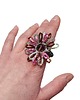 pierścionki - różne Duży pierścionek kwiat 1
