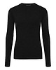 bluzki z długim rękawem damskie LONGSLEEVE SWETER BELLA czarny premium 2