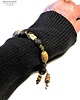 bransoletki - inne Bransoletka w kolorach ziemi w stylu boho z ręcznie wypalanej ceramiki handmade 4