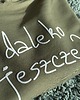 bluzy dla chłopców Bluza dziecięca DALEKO JESZCZE? - zielona 4