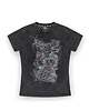t-shirt damskie T-shirt damski zwierzątka odbarwiony 1