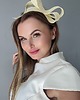 fascynatory Fascynator ELZA pastelowy ŻÓŁTY - MAŚLANY / oraz inne kolory 7