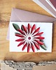 kartki scrapbooking Kartka z papierowym kwiatem bordo 3