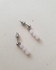 kolczyki z kamieniami Kolczyki DROPSY MINI kwarc różowy 1