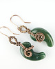 kolczyki wire wrapping Kolczyki z agatami 4