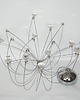 lampy wiszące Lampa wisząca Pająk chromowana, 16 punktów światła, lata 80. 5
