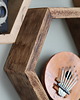 półki Półka heksagon rustic , recykilngowy 2