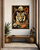 plakaty Plakat Tygrys astrologia kolaż 2