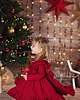sukienki dla dziewczynki Sukienka Dresowa  Red Christmas 3