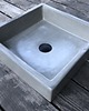 umywalki UB9 - UMYWALKA Z BETONU KWADRATOWA CIEMNOSZARA 2