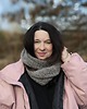 czapki damskie Delikatny cienki komin z alpaki ALPACZINA 5