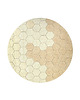 dywany Dywan bawełniany okrągły Ø 140, Honeycomb golden, Planet Bee, Lorena Canals 1