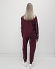komplety damskie Sabela minimalistyczny komplet z lamówkami - Cherry 3