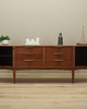 komody i szafki Sideboard orzech włoski, duński design, lata 60, produkcja: Dania 1