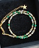 chokery Choker cytryn malachit 2