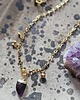 wisiory Naszyjnik z ametystem i kuleczkami 1