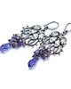 kolczyki wire wrapping Bez - kolczyki 5