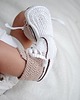 buty dziecięce Trampkowe skarpetki/buciki - beż/brąz 2