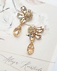 Biżuteria ślubna Kolczyki Swarovski Glam Mini Gold 2