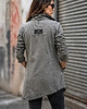 bluza bez kaptura damska Bluza UNDERWORLD Asymmetrical Zip ARC szary/grafit 1