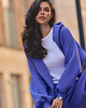 bluza z kapturem damska Bluza z kapturem PUFFA ZIP Purple Hills damska 9