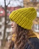 czapki damskie Zimowa czapka z wełny peruwiańskiej Lumi limonkowy żółty 2