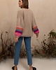 kardigany damskie Kardigan Rainbow sleeves 1