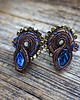 kolczyki soutache Kolczyki soutache Jesienny liść 1