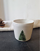 kubki Kubek ceramiczny ręcznie malowany CHOINKI 2