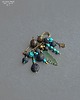 broszki Broszka boho z turkusem na agrafie niezwykła miły prezent handmade 2