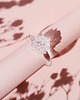 pierścionki - różne Crystal - Szklany pierścionek z kuleczkami 4