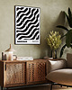 plakaty Plakat Geometria Bauhaus Black and white 3