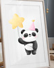obrazy i plakaty do pokoju dziecięcego PLAKAT DLA DZIECKA miś panda 1