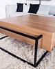 stoliki kawowe Stolik kawowy lity dębowy Drewno Design Loft Dąb 2