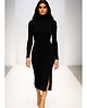 sukienki midi damskie Sukienka  czarna  YY300059 1