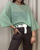 swetry damskie  Sweter Kid Moher Verde 3