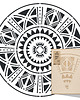 tapety i naklejki ścienne Szablon malarski wielokrotny /AFRICAN MANDALA 5
