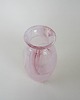 wazony Wazon szklany różowy, włoski design, lata 80, produkcja: Włochy 6