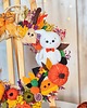wianki Wianek na Halloween. Dekoracja dla dzieci 4