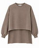 tuniki damskie Bluza cappuccino oversize YY700400 2