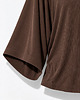 bluzki z długim rękawem damskie Longsleeve Chillout ribbed choclate 5