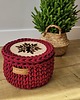 dekoracje świąteczne Kosz prezentowy świąteczny z motywem renifera " Reindeer Gift Basket" 2