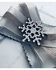 broszki Brosza ze śnieżynką gwiazdką Mikołajki Święta 4