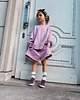 bluzy dla dziewczynki Bluza oversize Kitty Stars vintage lilac 2
