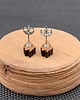 kolczyki drewniane Kolczyki drewniane LODY W ROŻKU 1
