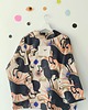 marynarki damskie Kimono Horses z muślinową podzewką _black 2