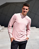 bluzy męskie Różowa bluza męska z bawełny M 2